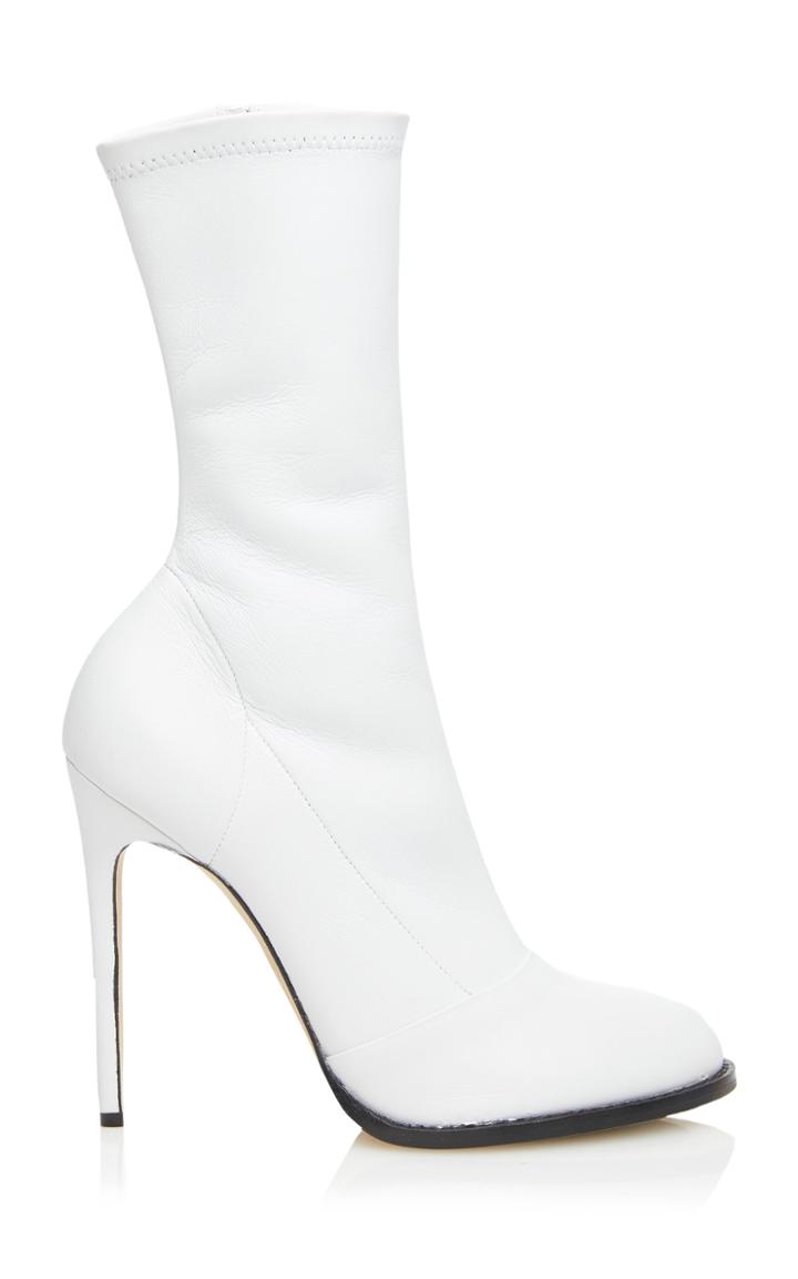Victoria Beckham Leather Ankle Boots