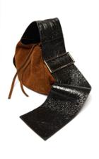 Moda Operandi Acne Studios Small Belt Strap Leather Shoulder Bag