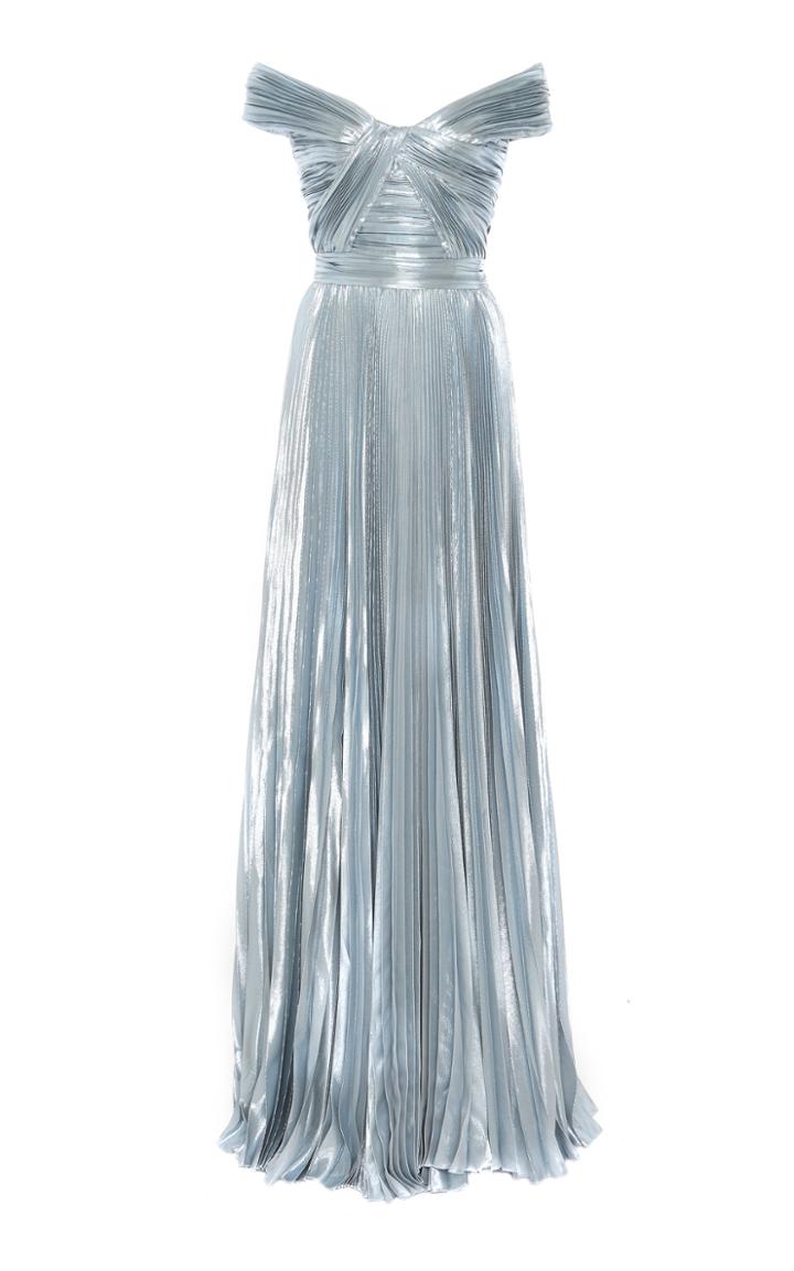Zuhair Murad Azdorado Off-the-shoulder Silk-blend Gown