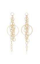 Katey Walker 18k Gold Moonstone And Diamond Earrings