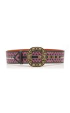 Etro Embellished Leather Belt