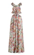 Moda Operandi Zimmermann The Lovestruck Ruffle Sleeveless Cutout Maxi Dress