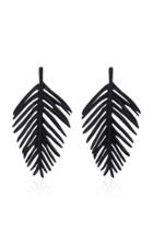 Oscar De La Renta Palm Leaf Earring