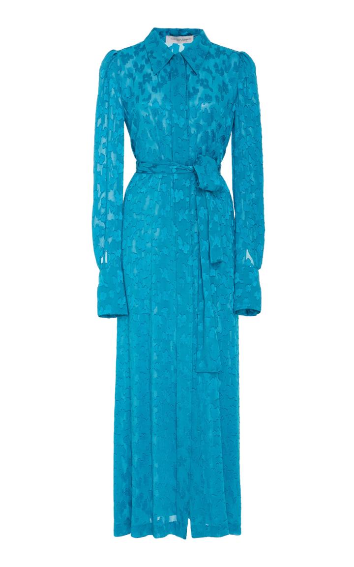 Carolina Herrera Floral Shirt Dress