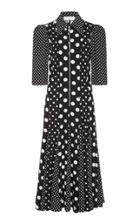 Michael Kors Collection Printed Crepe Midi Dress