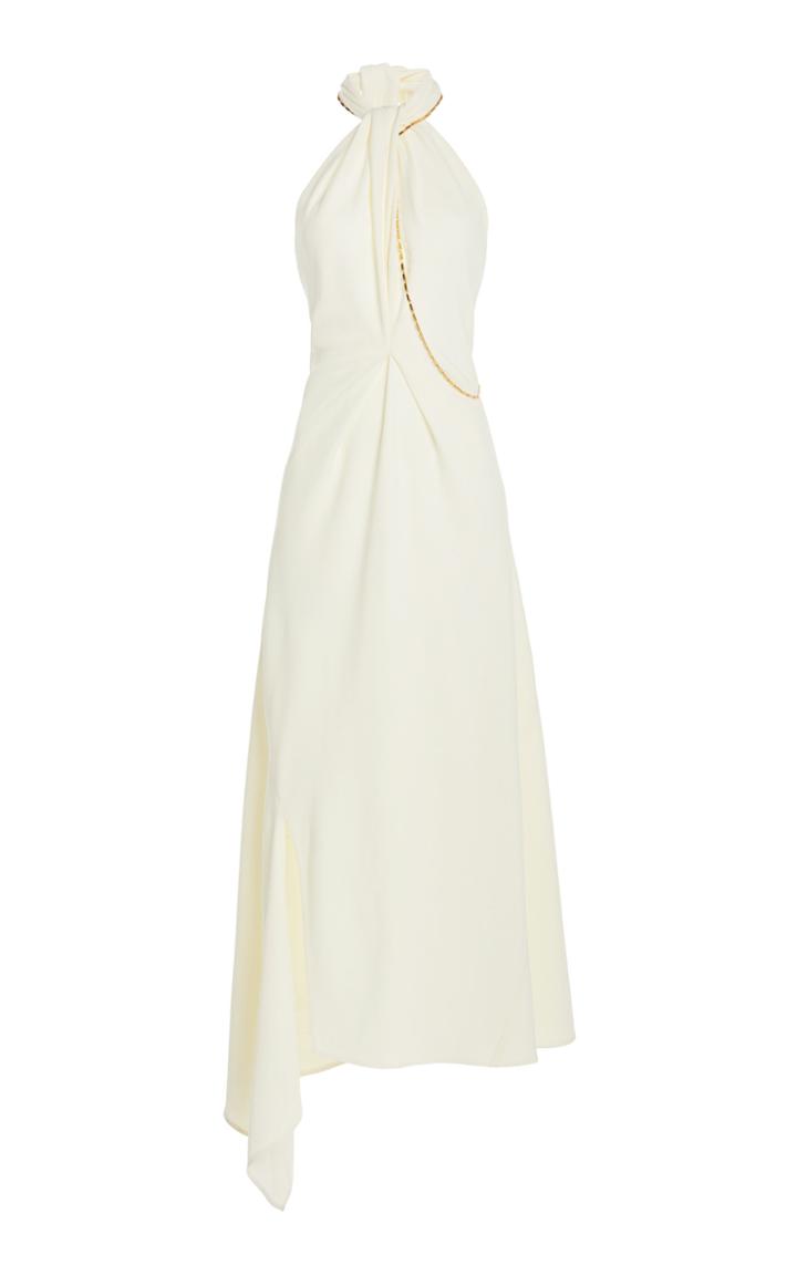 Moda Operandi Victoria Beckham Halter Neck Midi Dress