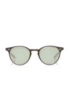 Mr. Leight Marmont Round Acetate And Gold Sunglasses
