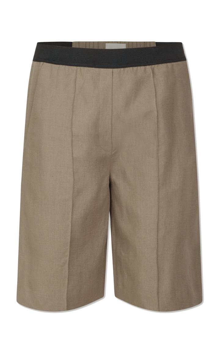 Moda Operandi Loulou Studio Banggi Linen Bermuda
