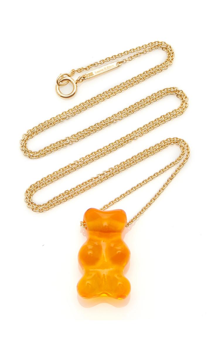 Lauren X Khoo Gummy Bear 18k Gold And Quartz Necklace