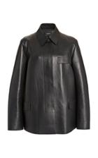 Moda Operandi Akris Lambert Oversized Leather Jacket