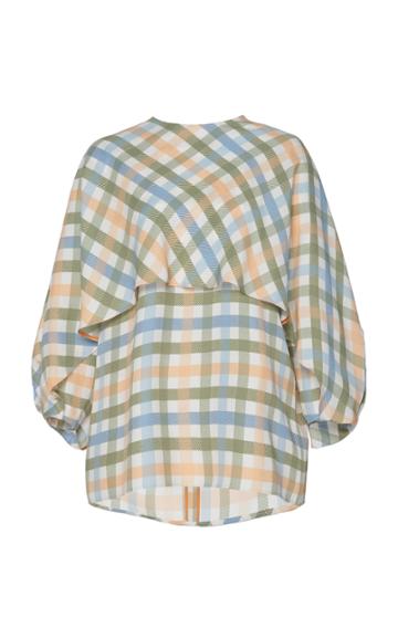 Cyclas Plaid Jersey Top