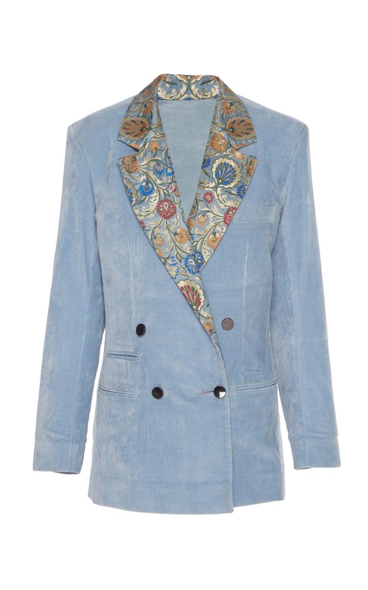 Rahul Mishra Bedford Printed Lapel Blazer
