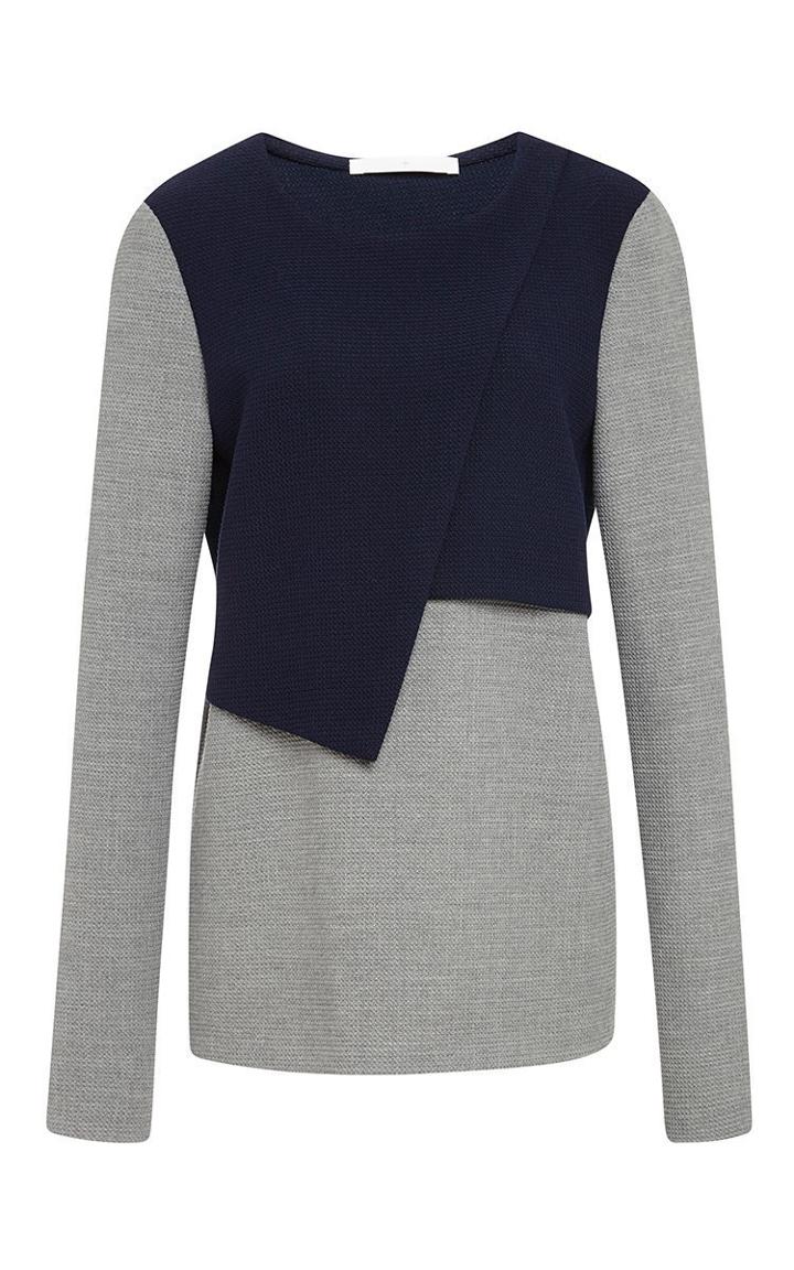 Thakoon Addition Waffle Suiting Crossover Top