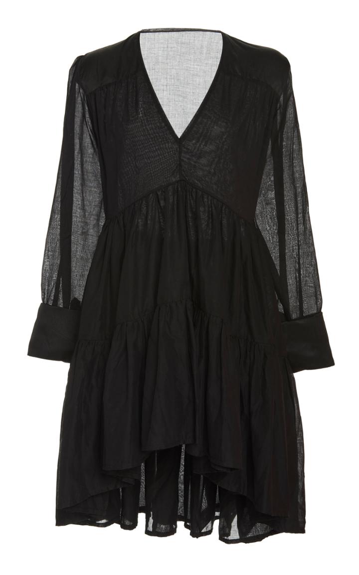 Kalita Vega Pleated Cotton Tunic Dress