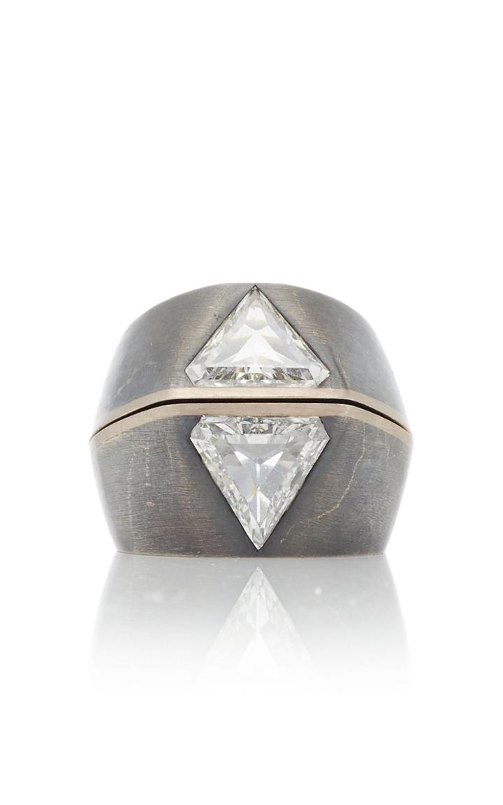 Moda Operandi Simon Teakle Pair Of Diamond Rings