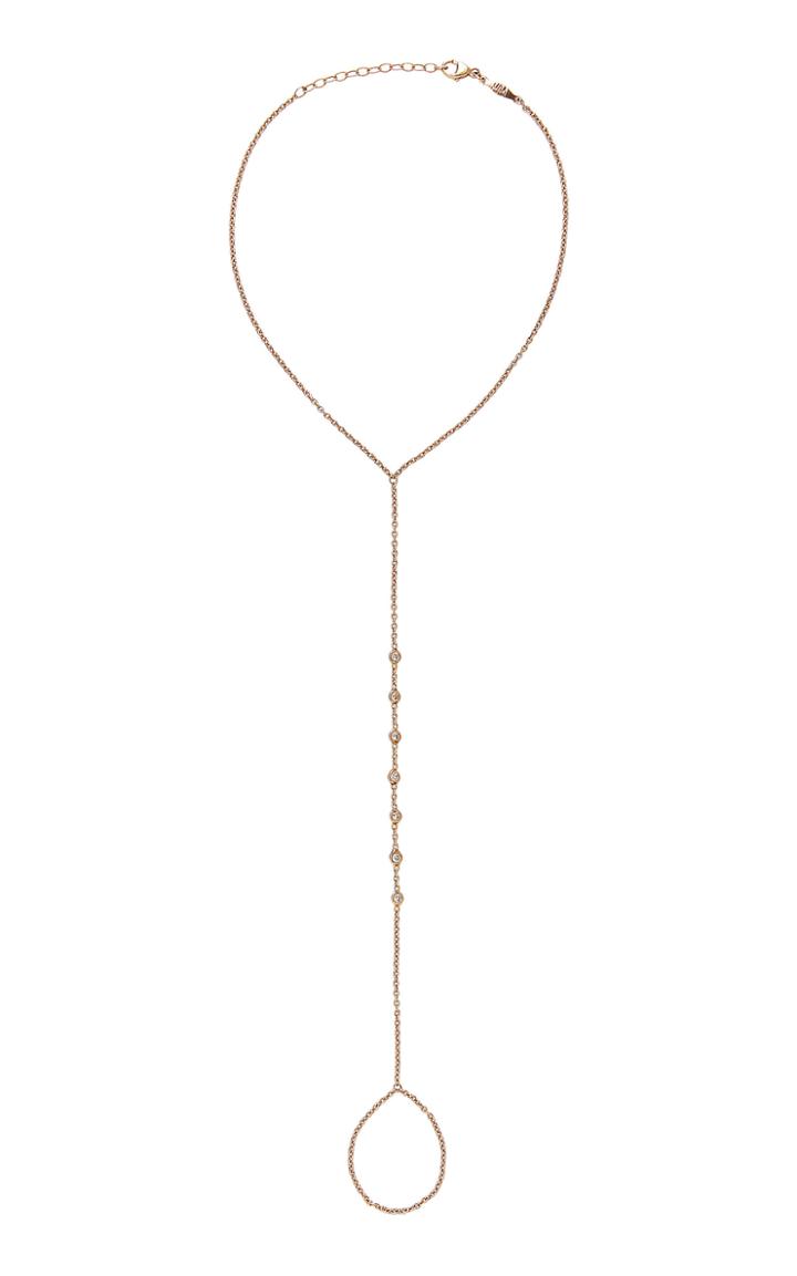 Jacquie Aiche 3 Diamond Toe Anklet