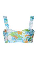 Faithfull The Brand Provence Floral-print Bikini Top