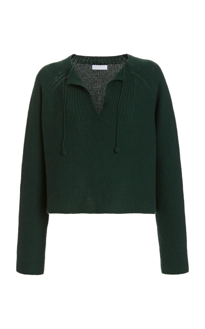 Moda Operandi Sablyn Thea Tie-accent Cashmere Sweater