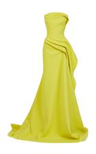 Maticevski Opera Strapless Gown