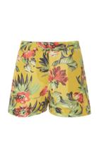 Lenny Niemeyer Floral-print Linen Shorts