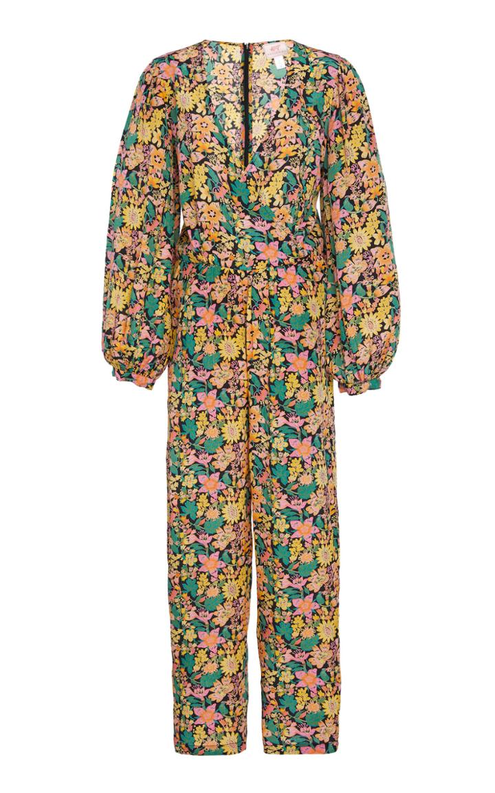 Banjanan Karina Printed Silk Jumpsuit