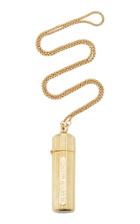 Brandon Maxwell Lipstick Crossbody Necklace