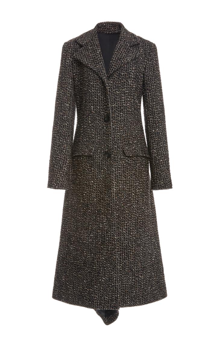 Rosetta Getty Godet Back Wool Coat