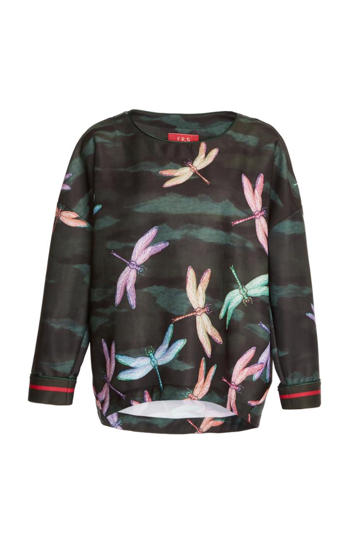 For Restless Sleepers Selene Printed Crewneck