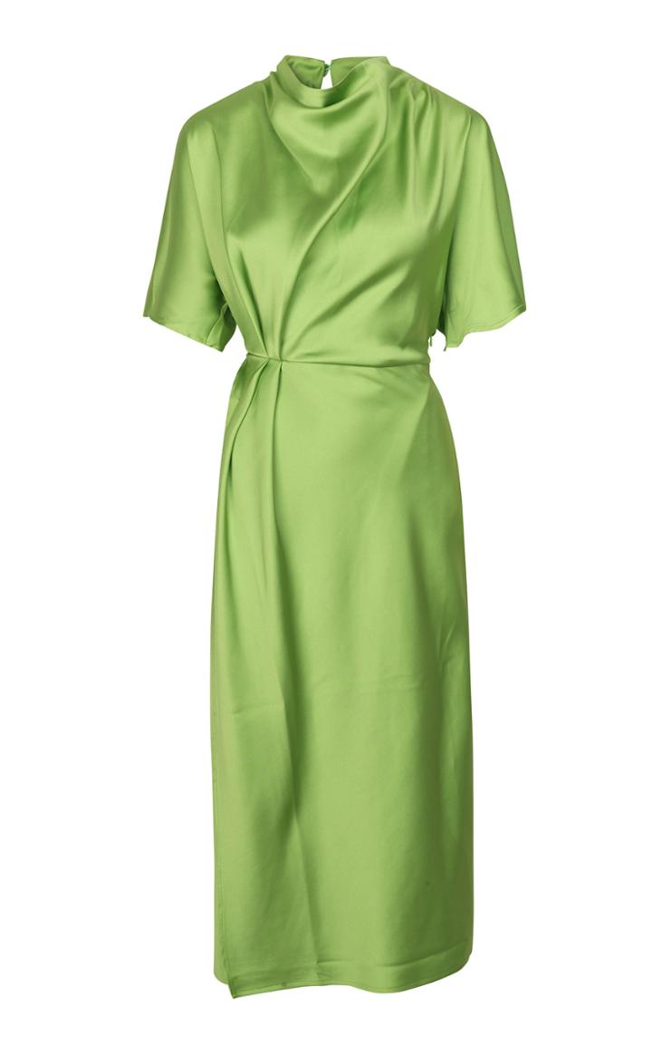 Stine Goya Rhode Ruched Midi Dress