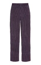 Bode Mashroo Stripe Side Tie Trousers