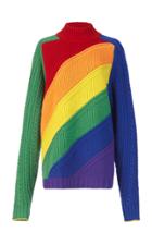 Burberry Rainbow Wool And Cashmere-blend Sweater