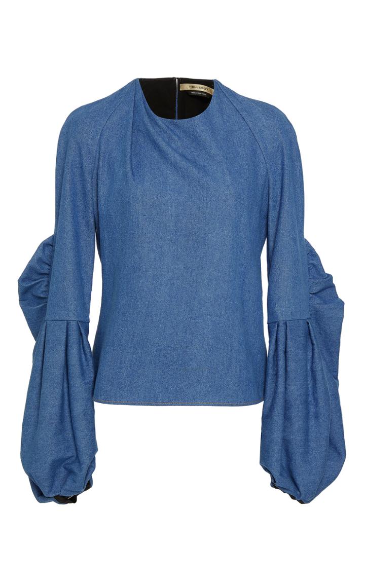 Hellessy Sage Cotton Blouse