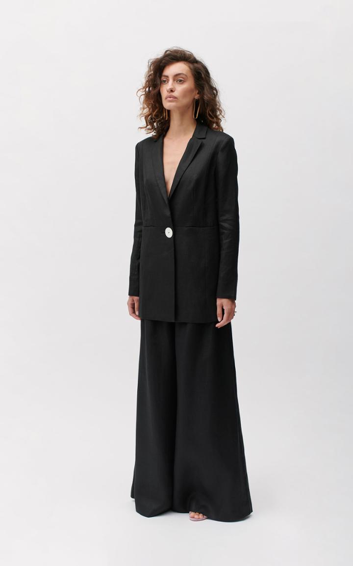 Moda Operandi Joslin Blaine Ramie Blazer Size: 6
