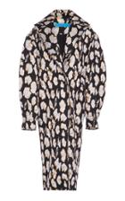 Jonathan Cohen Abstract Orchid Jacquard Cocoon Coat