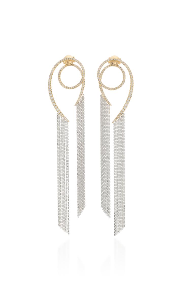 Mike Joseph Amante Spiral Fringe Earrings