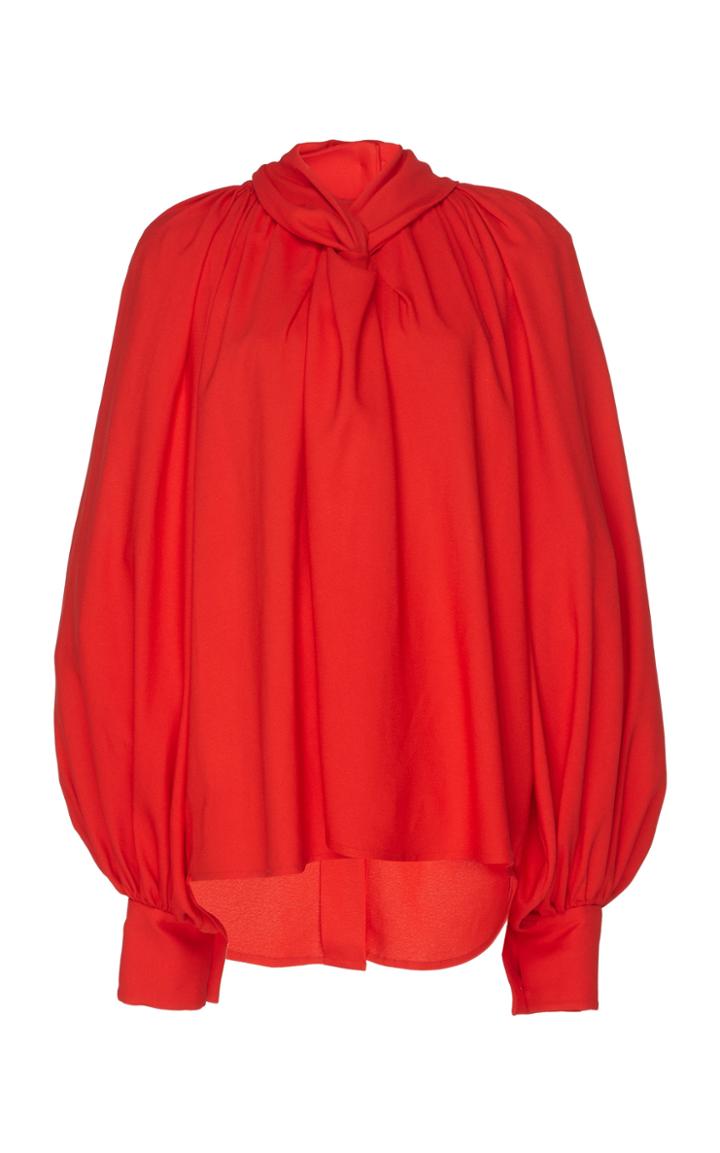 A.w.a.k.e. Drape Twisted Blouse