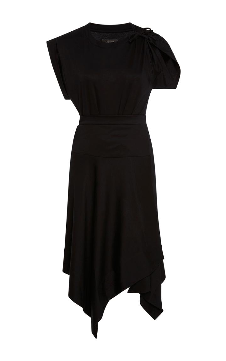 Isabel Marant Asymmetric Cotton Shirt Dress