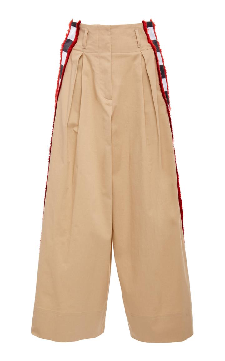 Stella Jean Check Trim Culottes