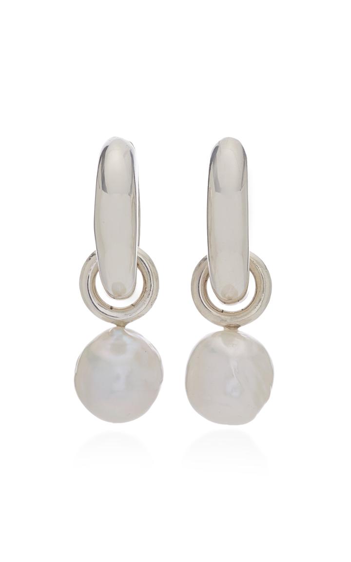 Agmes Josephine Sterling-silver Pearl Earrings