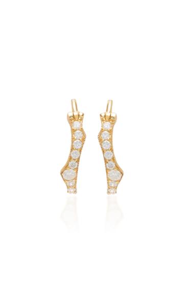 Moda Operandi Parulina 18k Gold And Diamond Earrings