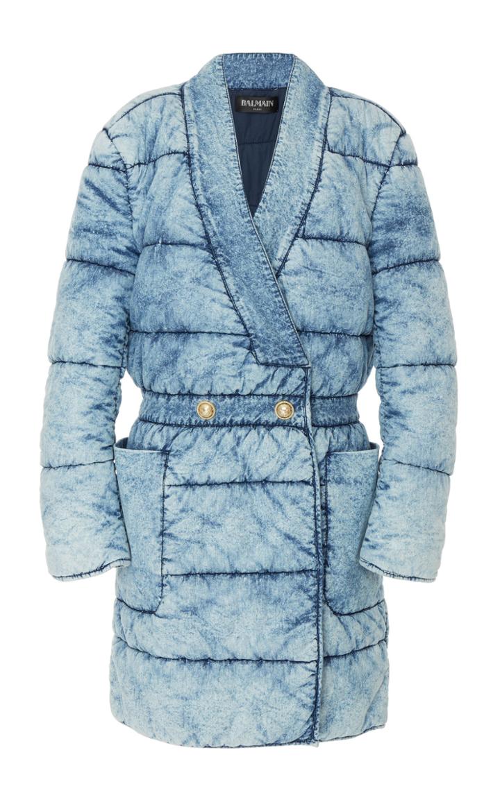 Balmain Acid Wash Denim Jacket