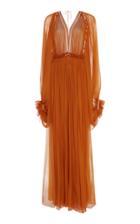 Maison Rabih Kayrouz Layered Two-tone Maxi Dress