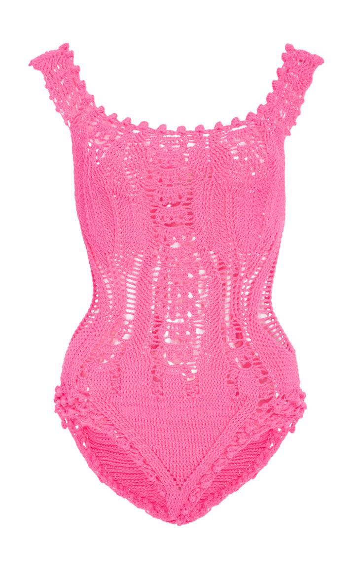 Helen Rdel Iceland Crocheted One-piece Swimsuit