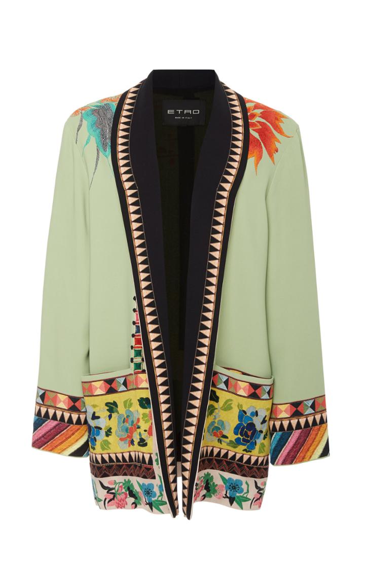 Etro Patterned Silk-georgette Jacket