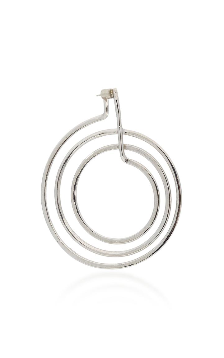 Jennifer Fisher X Off White Silver-rhodium Plated Single Earring