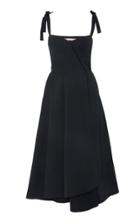 Brock Collection Orsola Hooked Cotton-poplin Midi Dress