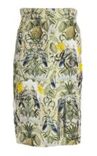 Cdric Charlier Printed Crepe Skirt