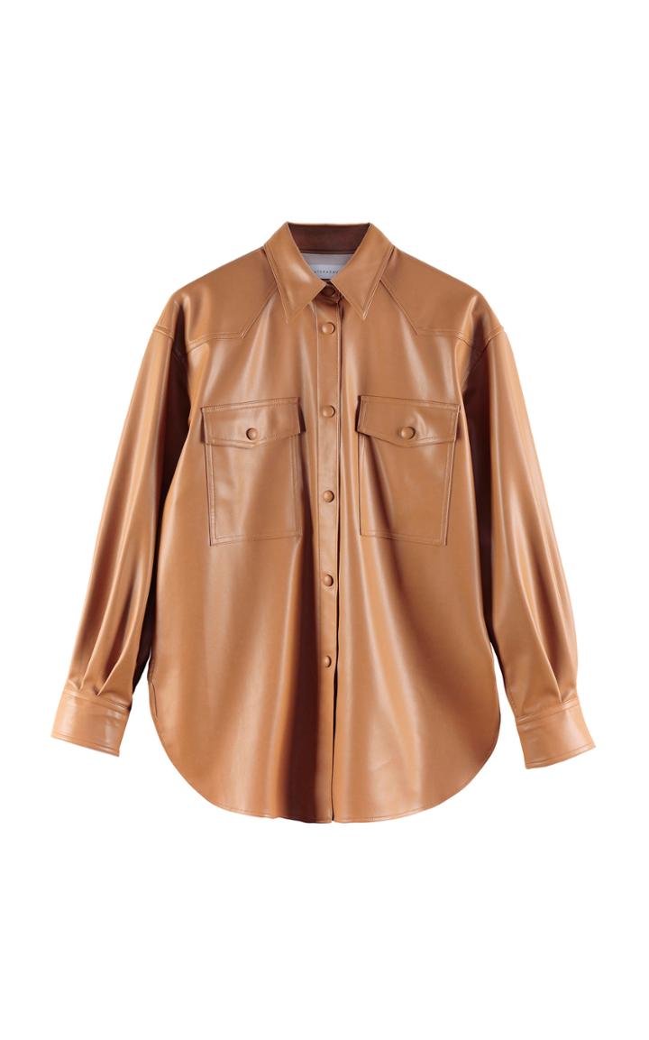 Moda Operandi Sayaka Davis Oversized Vegan Leather Top