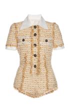 Alessandra Rich Mini Tweed Jumpsuit