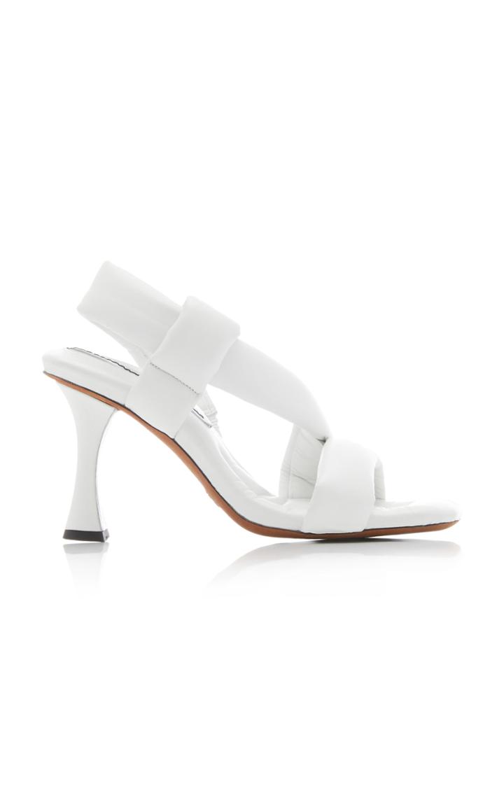 Proenza Schouler Quilted Leather Slingback Sandals